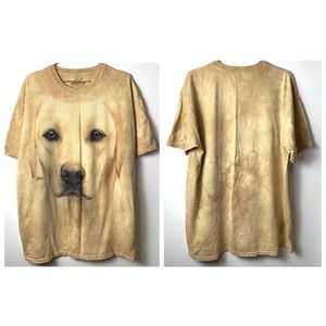 Dog Lover's Golden The Mountain 2011 Cotton Tie-Dyed T-Shirt- 2XL